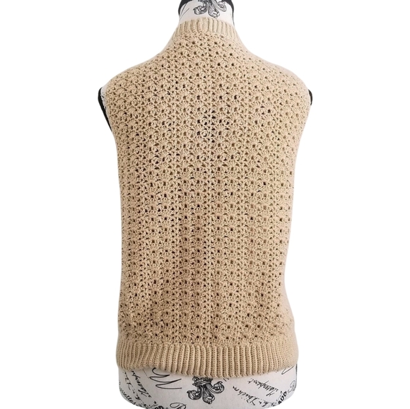 🌞 Boho Vintage Handmade crochet vest - Picture 4 of 4